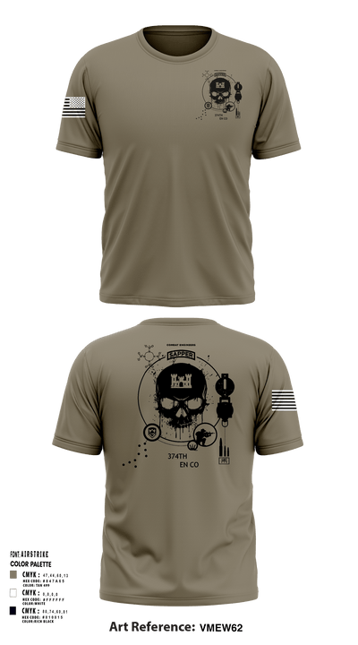 374TH CECI 7217539 Short Sleeve Performance Shirt - 1