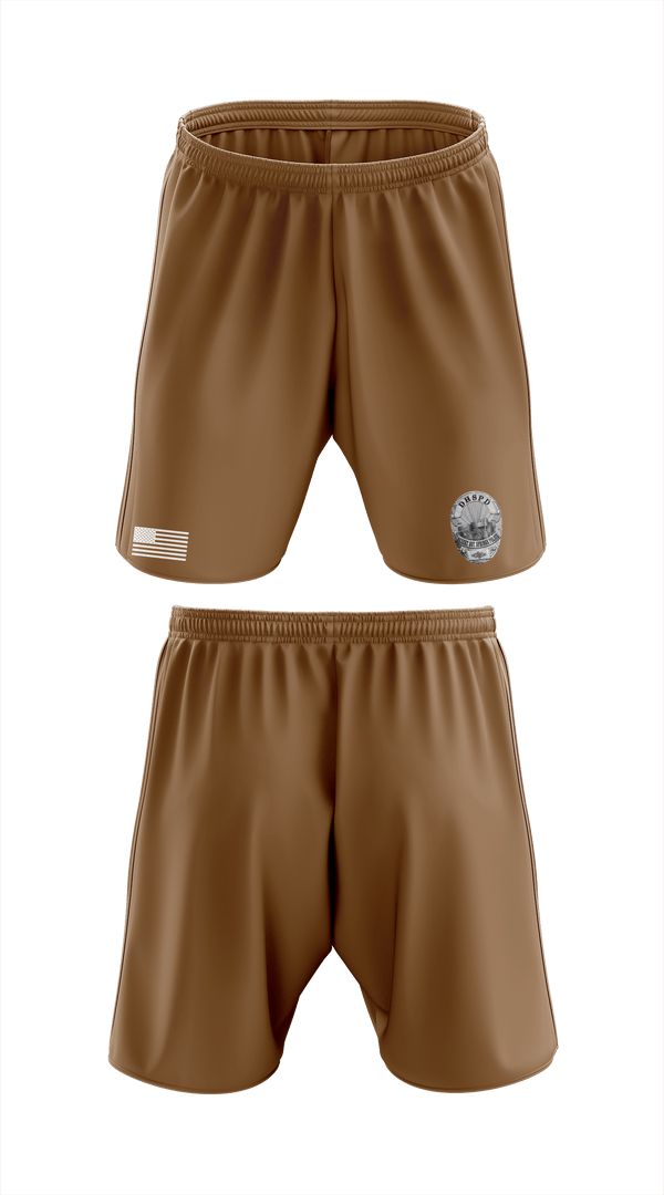 Athletic Shorts With Pockets, Desert Hot Springs Police Department, Police, Teamtime, Team time, sublimation, custom sports apparel, team uniforms, spirit wear, spiritwear, sports uniforms, custom shirts, team store, custom team store, fundraiser sports, apparel fundraiser