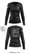 The Tac Shack 41305083 Women's Long Sleeve V-neck Shirt - 2