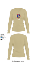 MDW 95441166 Women's Long Sleeve V-neck Shirt - 82