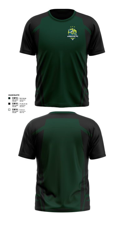 ARROWS FC 7223144 Short Sleeve Performance Polo - 1