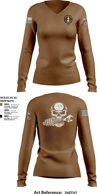 Women's Long Sleeve Vneck Shirt, FMT, Army, Teamtime, Team time, sublimation, custom sports apparel, team uniforms, spirit wear, spiritwear, sports uniforms, custom shirts, team store, custom team store, fundraiser sports, apparel fundraiser