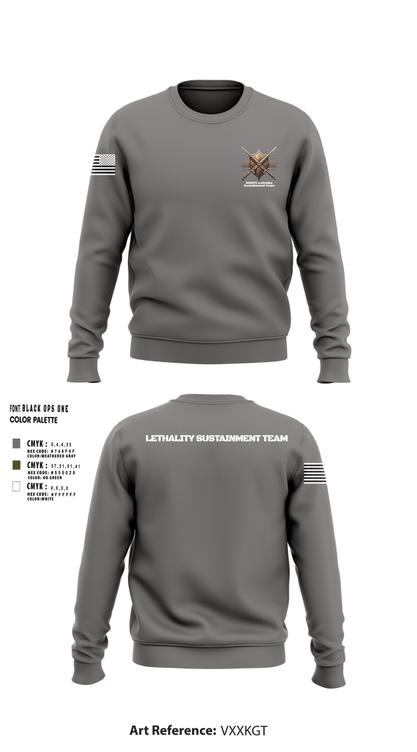 Crew Neck Sweatshirt, National Guard Marksmanship Training Center, National Guard, Teamtime, Team time, sublimation, custom sports apparel, team uniforms, spirit wear, spiritwear, sports uniforms, custom shirts, team store, custom team store, fundraiser sports, apparel fundraiser