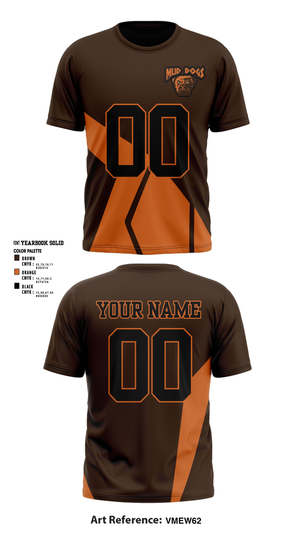 Short Sleeve Performance Shirt, Mud dogs, Football, Teamtime, Team time, sublimation, custom sports apparel, team uniforms, spirit wear, spiritwear, sports uniforms, custom shirts, team store, custom team store, fundraiser sports, apparel fundraiser
