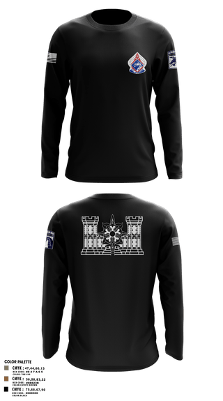 Long Sleeve Performance Shirt, XVIII ABN G2, Army, Teamtime, Team time, sublimation, custom sports apparel, team uniforms, spirit wear, spiritwear, sports uniforms, custom shirts, team store, custom team store, fundraiser sports, apparel fundraiser