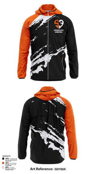Windbreaker, Stephen’s Elite, Men's Basketball, Teamtime, Team time, sublimation, custom sports apparel, team uniforms, spirit wear, spiritwear, sports uniforms, custom shirts, team store, custom team store, fundraiser sports, apparel fundraiser