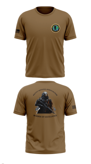 Old School Cotton Feel Shirt, Center for Security Forces Detachment Chesapeake, Navy, Teamtime, Team time, sublimation, custom sports apparel, team uniforms, spirit wear, spiritwear, sports uniforms, custom shirts, team store, custom team store, fundraiser sports, apparel fundraiser
