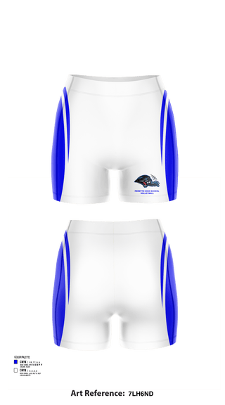 Women's Shorts, Forsyth High School Volleyball, Women's Volleyball, Teamtime, Team time, sublimation, custom sports apparel, team uniforms, spirit wear, spiritwear, sports uniforms, custom shirts, team store, custom team store, fundraiser sports, apparel fundraiser