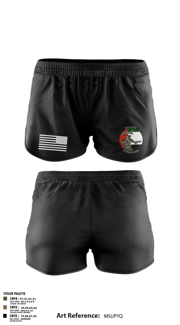 Ranger Panties, 380 ESFS, Air Force, Teamtime, Team time, sublimation, custom sports apparel, team uniforms, spirit wear, spiritwear, sports uniforms, custom shirts, team store, custom team store, fundraiser sports, apparel fundraiser