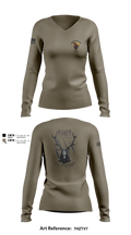 3rd Platoon 72140554 Women's Long Sleeve V-neck Shirt - 7