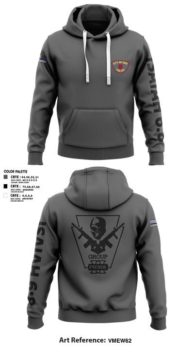 Erie police department 42261710 Hoodie - 2