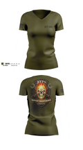 377 Support Maintenance Company Women's Short Sleeve V-neck Shirt - 102