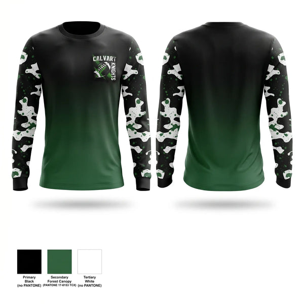 Long Sleeve Performance Shirt, Calvary Knights, , Teamtime, Team time, sublimation, custom sports apparel, team uniforms, spirit wear, spiritwear, sports uniforms, custom shirts, team store, custom team store, fundraiser sports, apparel fundraiser