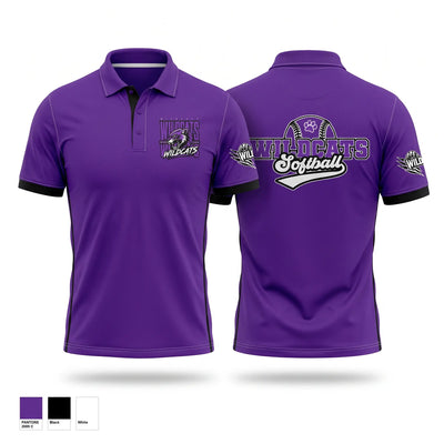Keystone Wildcats Short Sleeve Performance Polo - 1
