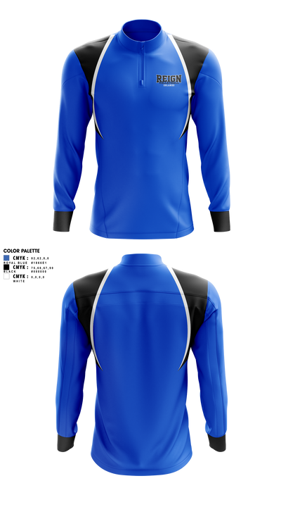 Reign volleyball Orlando Quarter Zip Jacket - 1