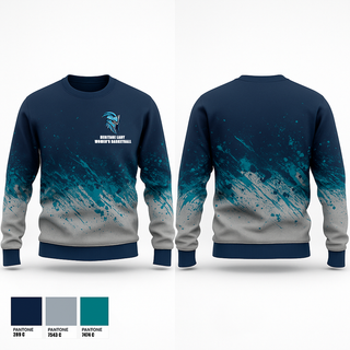 Crew Neck Sweatshirt, Heritage Lady Warriors, Women's Basketball, Teamtime, Team time, sublimation, custom sports apparel, team uniforms, spirit wear, spiritwear, sports uniforms, custom shirts, team store, custom team store, fundraiser sports, apparel fundraiser