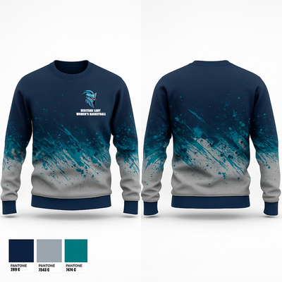Heritage Lady Warriors 9332625 Crew Neck Sweatshirt - 1