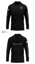Peebles Police Department Long Sleeve hooded sunshirt - 34