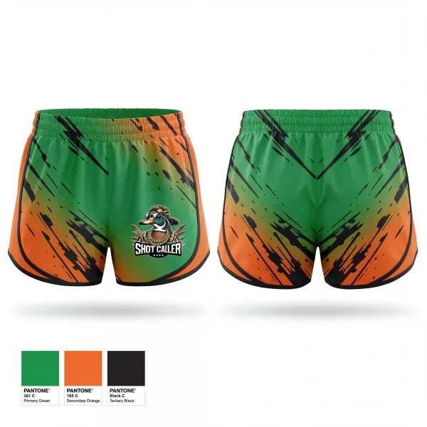 Womens Shorts, Cullman Shot Callers, Baseball, Teamtime, Team time, sublimation, custom sports apparel, team uniforms, spirit wear, spiritwear, sports uniforms, custom shirts, team store, custom team store, fundraiser sports, apparel fundraiser