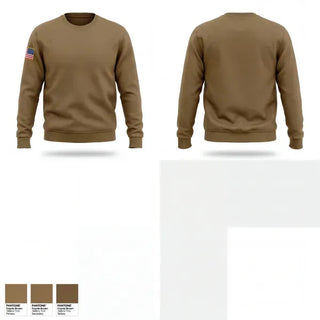 Crew Neck Sweatshirt, 257th Military Police Company, National Guard, Teamtime, Team time, sublimation, custom sports apparel, team uniforms, spirit wear, spiritwear, sports uniforms, custom shirts, team store, custom team store, fundraiser sports, apparel fundraiser