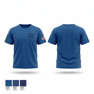 Old School Cotton Feel Shirt, JCMC EMS, EMS/EMT, Teamtime, Team time, sublimation, custom sports apparel, team uniforms, spirit wear, spiritwear, sports uniforms, custom shirts, team store, custom team store, fundraiser sports, apparel fundraiser