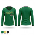 Oregon Premier Baseball 46210362 Women's Long Sleeve V-neck Shirt - 1