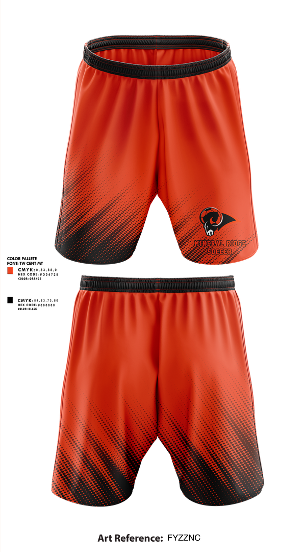 Athletic Shorts With Pockets, Mineral Ridge Soccer, Men's Soccer, Teamtime, Team time, sublimation, custom sports apparel, team uniforms, spirit wear, spiritwear, sports uniforms, custom shirts, team store, custom team store, fundraiser sports, apparel fundraiser