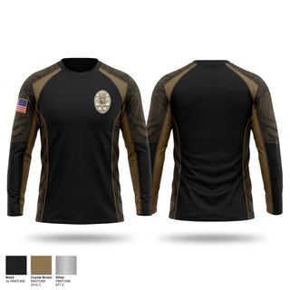 Long Sleeve Performance Shirt, Coosada Police Department, Police, Teamtime, Team time, sublimation, custom sports apparel, team uniforms, spirit wear, spiritwear, sports uniforms, custom shirts, team store, custom team store, fundraiser sports, apparel fundraiser