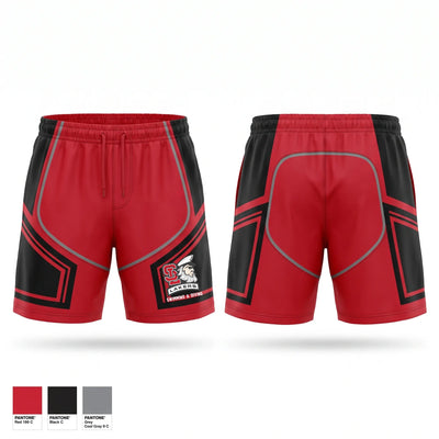 Spring Lake HS Boys Swimming/ Diving Team Athletic Shorts With Pockets - 3