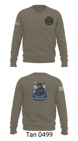 Crew Neck Sweatshirt, CBP Houlton Maine Use Of Force Training Branch, Police, Teamtime, Team time, sublimation, custom sports apparel, team uniforms, spirit wear, spiritwear, sports uniforms, custom shirts, team store, custom team store, fundraiser sports, apparel fundraiser