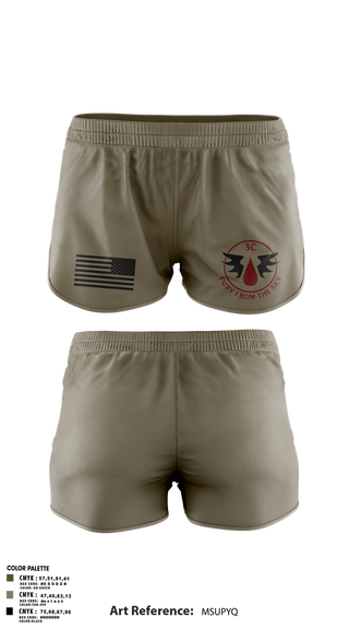 Ranger Panties, CCo, 1-508PIR (OG), Army, Teamtime, Team time, sublimation, custom sports apparel, team uniforms, spirit wear, spiritwear, sports uniforms, custom shirts, team store, custom team store, fundraiser sports, apparel fundraiser