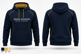 Hoodie, Rising Aviation High School, Spirit Store, Teamtime, Team time, sublimation, custom sports apparel, team uniforms, spirit wear, spiritwear, sports uniforms, custom shirts, team store, custom team store, fundraiser sports, apparel fundraiser