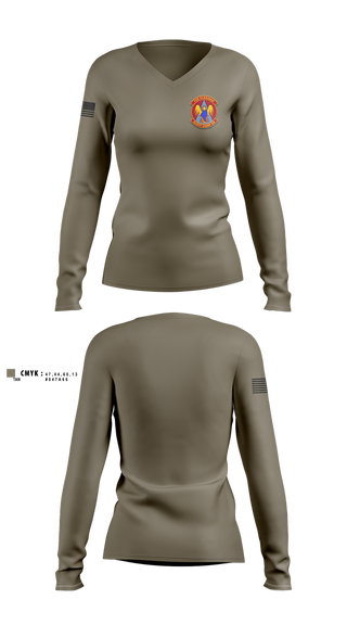 Womens Long Sleeve Vneck Shirt, Scott Composite Squadron, Civil Air Patrol, , Teamtime, Team time, sublimation, custom sports apparel, team uniforms, spirit wear, spiritwear, sports uniforms, custom shirts, team store, custom team store, fundraiser sports, apparel fundraiser