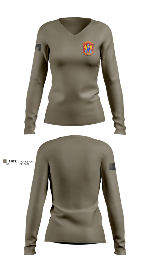 Womens Long Sleeve Vneck Shirt, Scott Composite Squadron, Civil Air Patrol, , Teamtime, Team time, sublimation, custom sports apparel, team uniforms, spirit wear, spiritwear, sports uniforms, custom shirts, team store, custom team store, fundraiser sports, apparel fundraiser