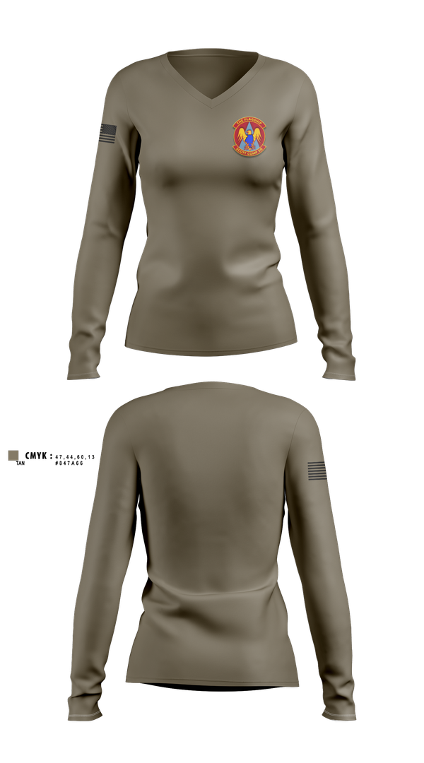 Womens Long Sleeve Vneck Shirt, Scott Composite Squadron, Civil Air Patrol, , Teamtime, Team time, sublimation, custom sports apparel, team uniforms, spirit wear, spiritwear, sports uniforms, custom shirts, team store, custom team store, fundraiser sports, apparel fundraiser