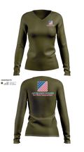 343 6309175 Women's Long Sleeve V-neck Shirt - 21
