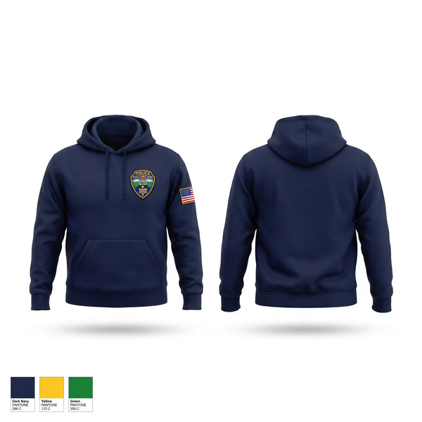Hoodie, Tucumcari Police Department, Police, Teamtime, Team time, sublimation, custom sports apparel, team uniforms, spirit wear, spiritwear, sports uniforms, custom shirts, team store, custom team store, fundraiser sports, apparel fundraiser