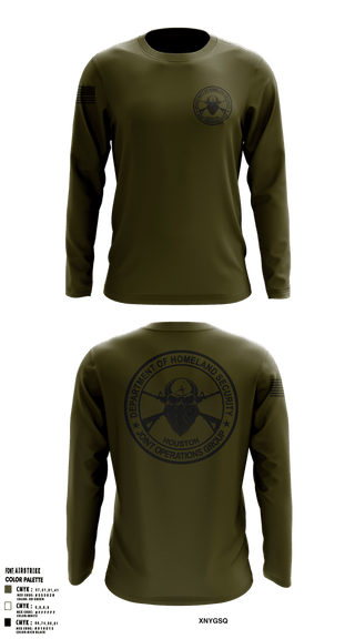 Long Sleeve Performance Shirt, Homeland Security, Police, Teamtime, Team time, sublimation, custom sports apparel, team uniforms, spirit wear, spiritwear, sports uniforms, custom shirts, team store, custom team store, fundraiser sports, apparel fundraiser