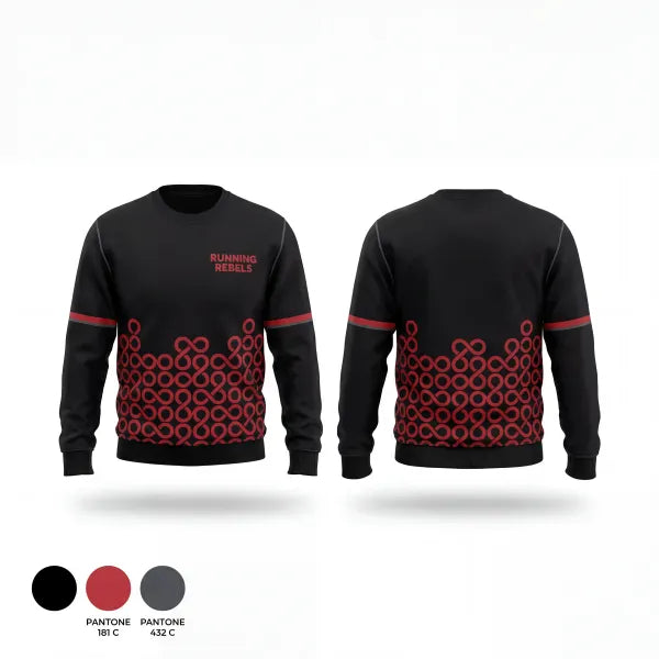 Crew Neck Sweatshirt, Running rebels, Men's Basketball, Teamtime, Team time, sublimation, custom sports apparel, team uniforms, spirit wear, spiritwear, sports uniforms, custom shirts, team store, custom team store, fundraiser sports, apparel fundraiser