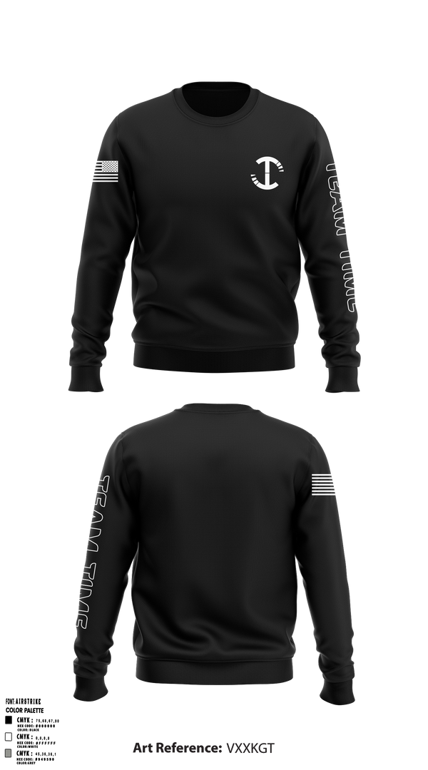 TeamTime Official Store 3174786 Crew Neck Sweatshirt - 1