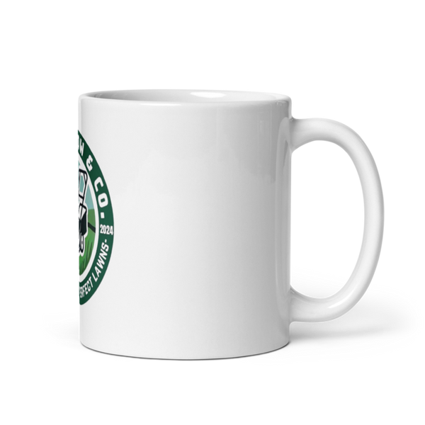Sam’s Mow & Co. 84604343 White Glossy Mug - Small