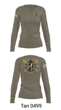 A Company 68th DSSB 4ID 10544228 Women's Long Sleeve V-neck Shirt - 77