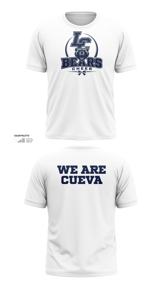 Short Sleeve Performance Shirt, La Cueva Bears, Cheer, Teamtime, Team time, sublimation, custom sports apparel, team uniforms, spirit wear, spiritwear, sports uniforms, custom shirts, team store, custom team store, fundraiser sports, apparel fundraiser