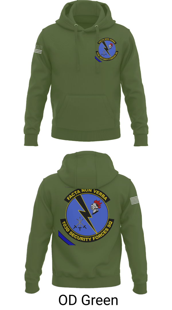 Hoodie, 103d SECURITY FORCES SQUADRON, , Teamtime, Team time, sublimation, custom sports apparel, team uniforms, spirit wear, spiritwear, sports uniforms, custom shirts, team store, custom team store, fundraiser sports, apparel fundraiser