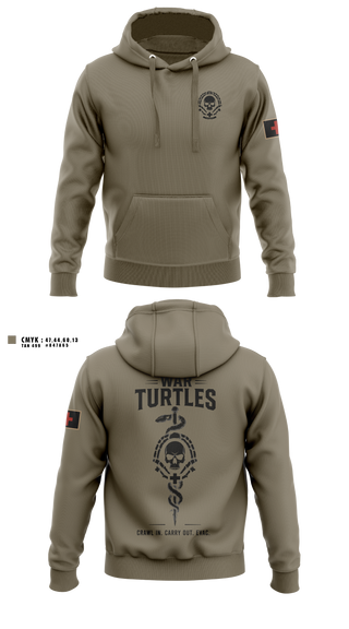Hoodie, War turtles, Army, Teamtime, Team time, sublimation, custom sports apparel, team uniforms, spirit wear, spiritwear, sports uniforms, custom shirts, team store, custom team store, fundraiser sports, apparel fundraiser