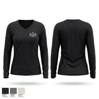 Womens Long Sleeve Vneck Shirt, Sci Waymart, Police, Teamtime, Team time, sublimation, custom sports apparel, team uniforms, spirit wear, spiritwear, sports uniforms, custom shirts, team store, custom team store, fundraiser sports, apparel fundraiser