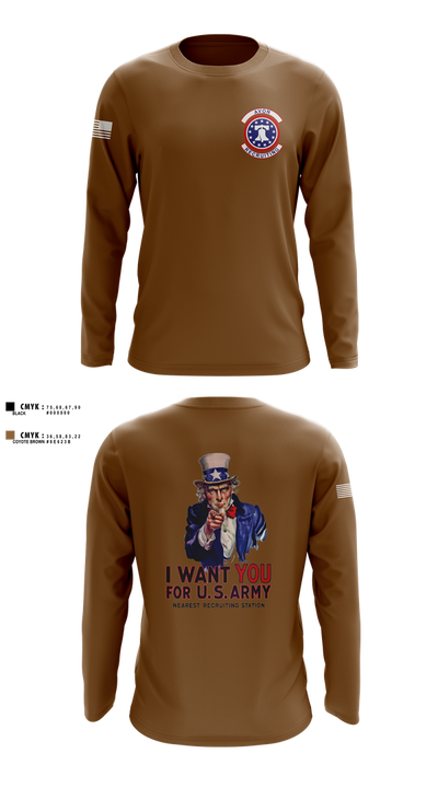 US Army I Want You 76454793 Long Sleeve Performance Shirt 4