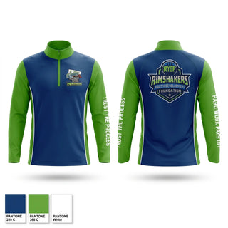 Quarter Zip Jacket, Houston Rimshakers, Men's Basketball, Teamtime, Team time, sublimation, custom sports apparel, team uniforms, spirit wear, spiritwear, sports uniforms, custom shirts, team store, custom team store, fundraiser sports, apparel fundraiser