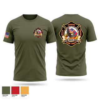 Old School Cotton Feel Shirt, South Roane County, Fire Department, Teamtime, Team time, sublimation, custom sports apparel, team uniforms, spirit wear, spiritwear, sports uniforms, custom shirts, team store, custom team store, fundraiser sports, apparel fundraiser