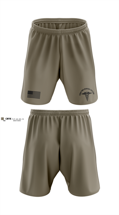 205th HHC MEDICAL SECTION 83176220 Athletic Shorts With Pockets - 1